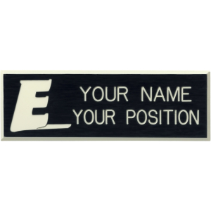 Explorer Two-line Nameplate