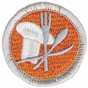 Cooking Merit Badge Emblem for Scouts
