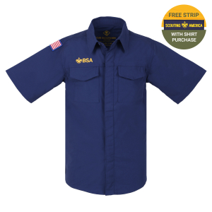 Cub Scout Short-Sleeve Uniform Shirt, Navy - Youth, XS - 3XL