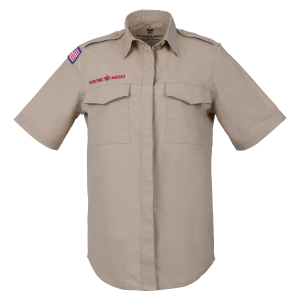 Scouts BSA Short-Sleeve Uniform Shirt, Khaki - Women's Made to Measure