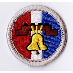 Citizenship In National Merit Badge Emblem