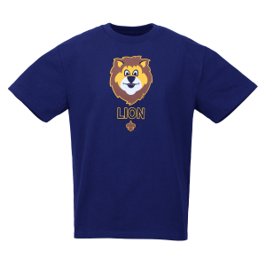 Cub Scout Lion Rank Uniform T-Shirt, Navy - Youth 4T-M
