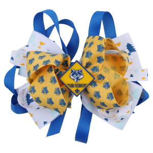 Cub Scouts Hair Bow, Blue
