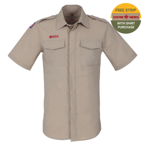 Scouts BSA Uniform Short Sleeve Shirt, Men's S-4XL